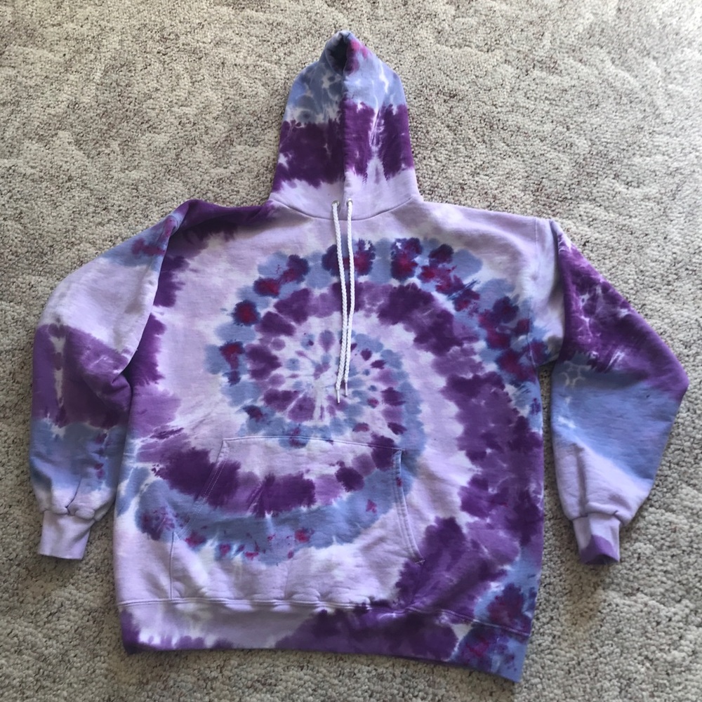 Tie dye Hanes hoodie